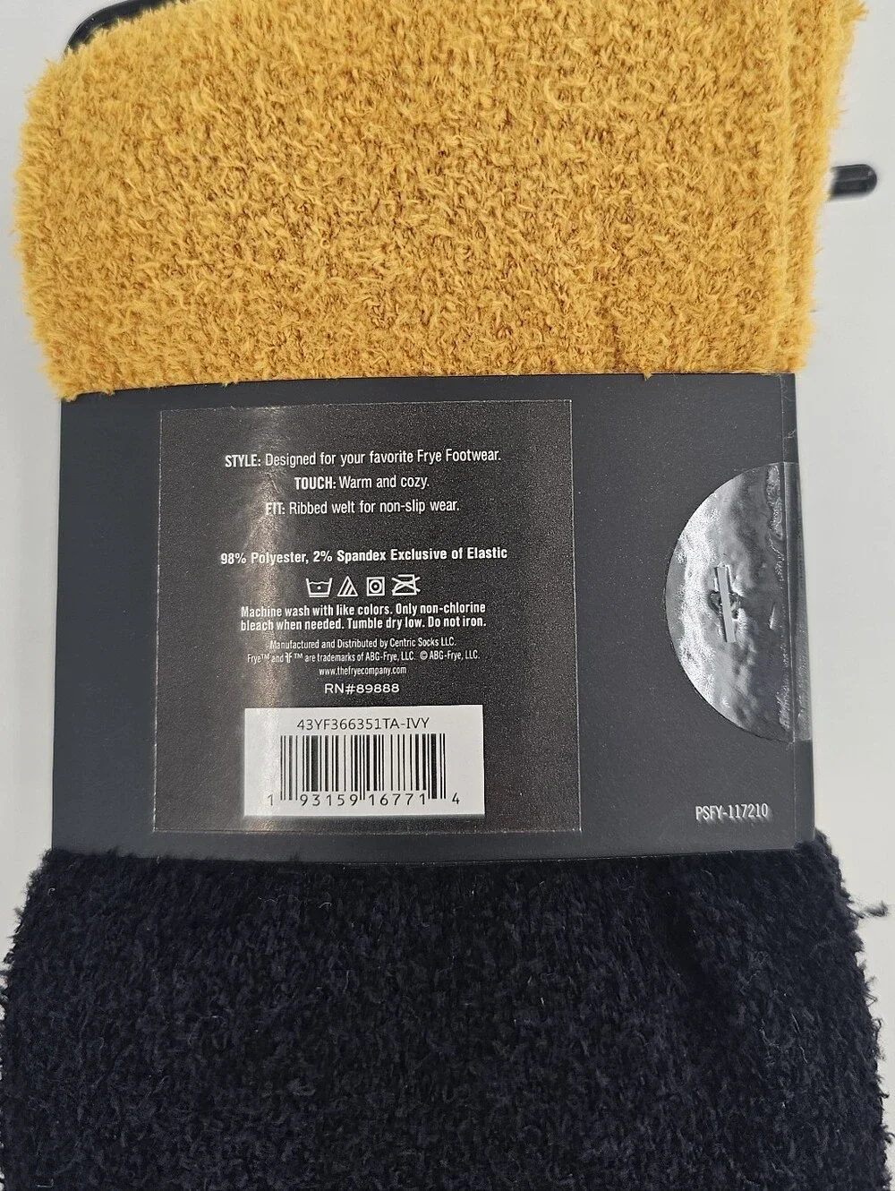 FRYE FUZZY BOOT SOCKS 2-PAIRS WOMEN'S SIZE 5-10 NWT MULTICOLOR